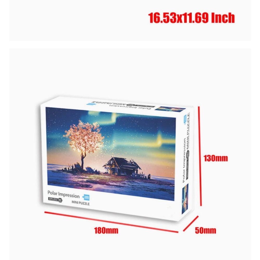 500 Piece Educational Jigsaw Puzzle for Kids, Teens and Adults